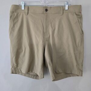 32 Degrees Cool Shorts Stretch Performance Casual Activewear‎ Khaki